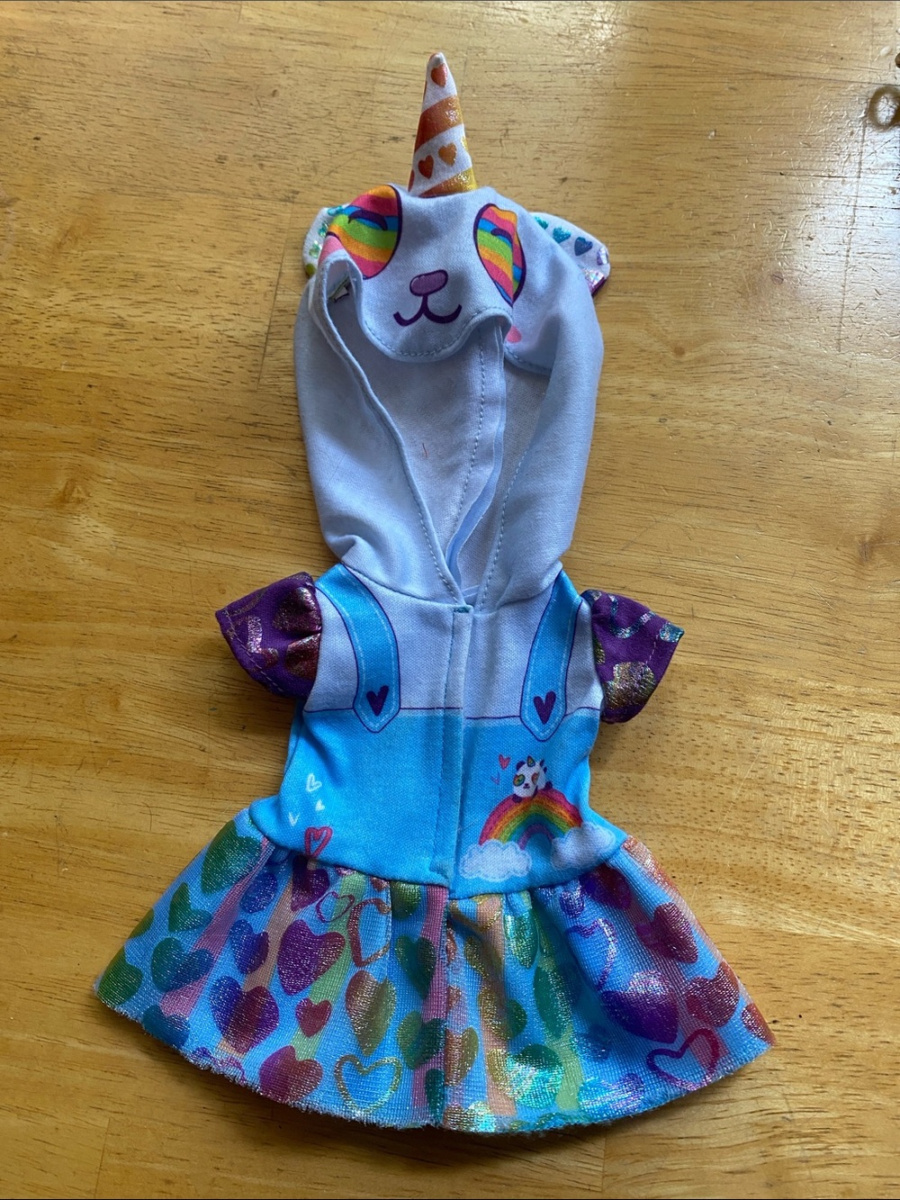 Baby Alive Tinycorns Replacement Kitty Cat Unicorn Dress - Picture 1 of 6